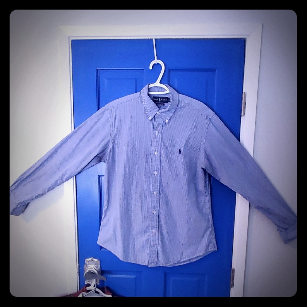 Ralph Lauren Custom Fit Button Down 16 34/35